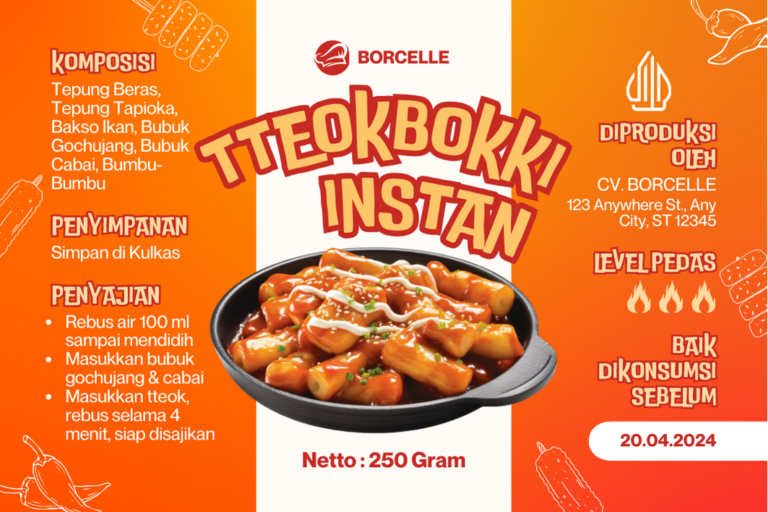 Cetak Stiker Label Waterproof dan Food Grade di Tasikmalaya