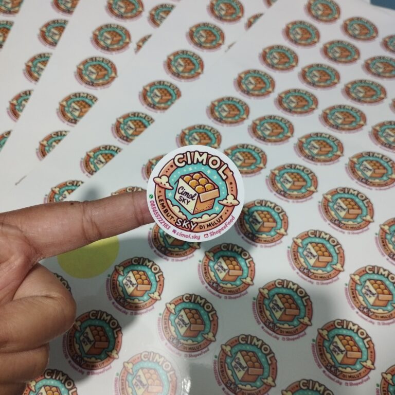 Buat Produk Kuliner Anda Lebih Menarik dengan Cetak Stiker Label di Tasikmalaya