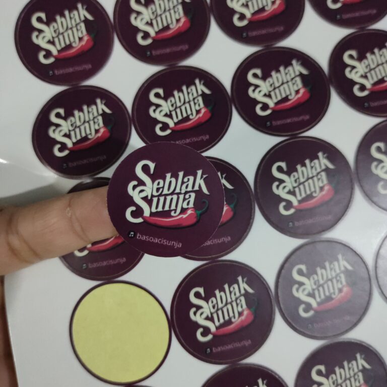 Dari Sederhana ke Eksklusif: Cetak Stiker Label di Tasikmalaya untuk Produk Lokal
