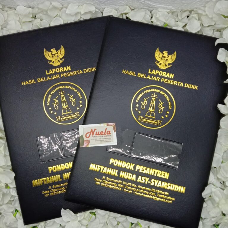 Layanan Cetak Map Ijazah Tasikmalaya Berkualitas Tinggi, Harga Terjangkau