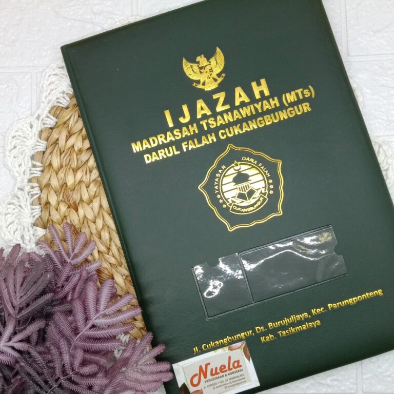 Cetak Map Ijazah Tasikmalaya: Pilihan Bahan, Finishing, dan Harga